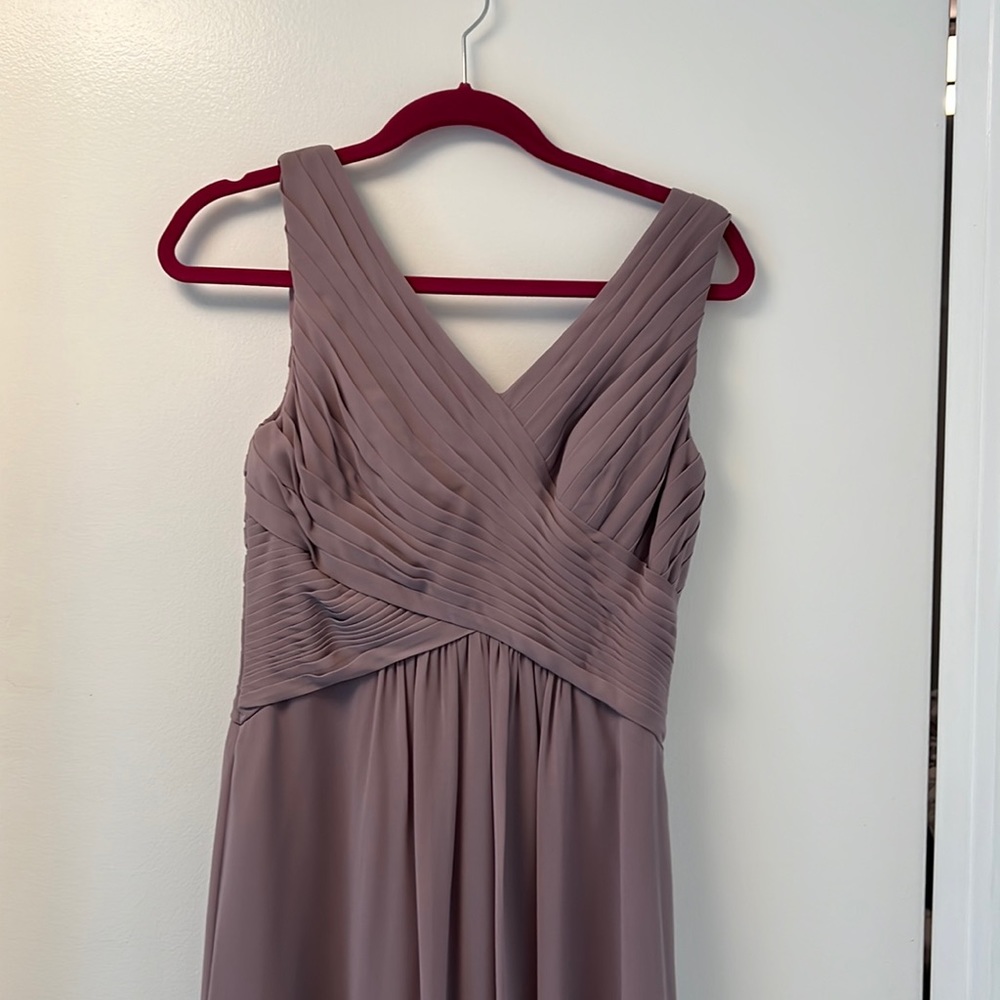 Azazie Flora Dusk Bridesmaids Dress Floor Length